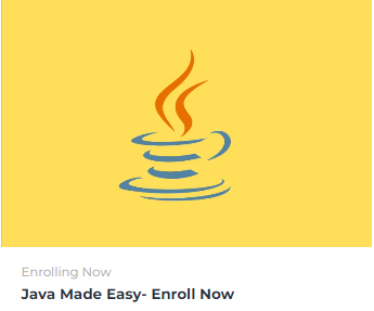 Java Made Easy